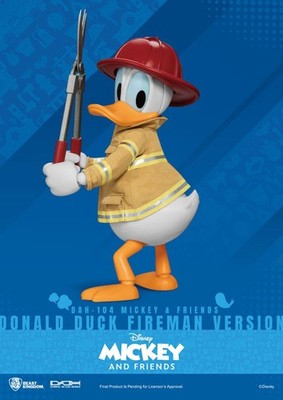Mickey & Friends Dynamic 8ction Heroes Actionfigur 1/9 Donald Duck Fireman Ver.