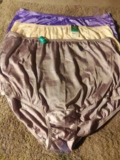 3 Pair Sz 10 VanityFair "Perfectly Yours" Brief Panties 100 Nylon