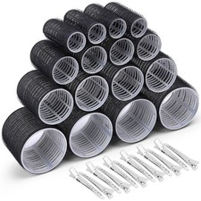 Selizo Hair Roller 28 Pcs Set, Includes 16Pcs Self-Grip Hair Rollers in 4 Sizes