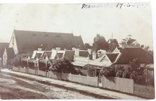 1907 Marrickville, Sydney Real Photo Postcard RPPC. Unknown Street / Houses
