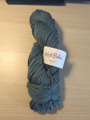 Knit Picks Billow Cadet Blue Bulky 100% Cotton Yarn 120yrds 