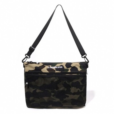 A Bathing Ape 1St Camo Sacoche Shoulder Bag