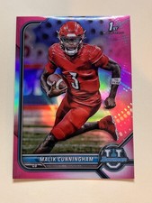 2021-22 Bowman University #11 Malik Cunningham Chrome Pink