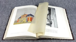 1910 ARCHITEKTUR Berliner Architekturwelt JUGENDSTIL Villa Möbel Leder RAR