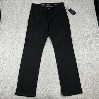 34 Heritage Jeans Mens 34x32 Black Charisma Soft Stretch Classic Pants NEW