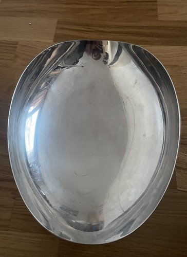 GUIDO NIEST ATELIER Italy Silver Plated Designer Fruit Bowl Centrepiece 1990s - Picture 2 of 14