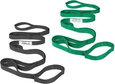 2pcAbiarst Stretching Strap Yoga Strap for Physical Therapy, 10 Loops Yoga Strap