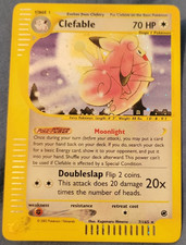 Pokemon Clefable 7/165 Expedition Base Set Holo EReader LP