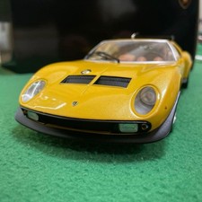 Kyosho 1/18 Lamborghini Miura SVR Yellow Diecast Model Car