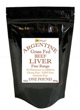 CurEase Argentine Grass Feed Beef Liver Powder Undefatted Desiccated dried Pe...