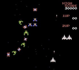 Galaga Demons Of Death Nintendo NES W/Manual Retro NTSC 1988 #0439