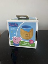 Peppa Pig George Blue Bambus Tasse von Bamboo Bambus Kleinkind Schnabeltasse Hasbro Kinder