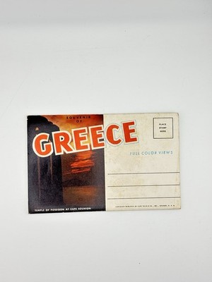 Vintage Collectible Postcards from Greece   Scenic Travel & Souvenir Set