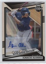 2022 Panini Elite Extra Edition Signatures Nacho Alvarez Jr Ignacio Auto 1k9t