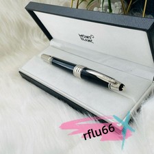 Montblanc JFK Special Edition Black Metal Chrome Trim Fountain Pen Gift Set