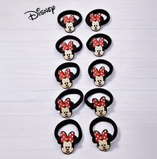 NWT-Minnie Mouse 10-Piece Black Hair Ties
