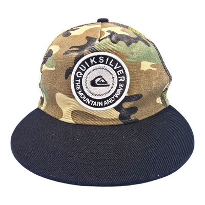Quiksilver Men's Foamslayer Camo Trucker Hat Cap Adjustable Snapback Surf