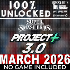 Super Smash Bros. Brawl Project + scheda di memoria SD Nintendo Wii 100% SBLOCCATO