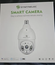 SYMYNELEC P4 Wireless Waterproof Outdoor Wi-Fi Light Bulb 2K. Security System