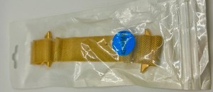Authentic 24K GOLD PLATED APPLE WATCH BAND STRAP 42MM 44MM LUXURY COMFORT FIT NEW SEALED