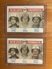 Ernie Whitt Blue Jays Lot of (2) 1979 Topps Rookies #714 NMINT