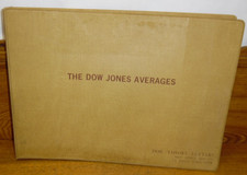 Vintage 1885 - 1975 Dow Jones Averages Dow Theory Letters Book