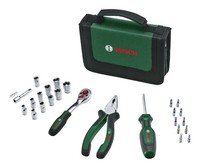 Bosch Starter Werkzeug Set Mit Verschiedenen Handwerkzeugen, 26-Teilig