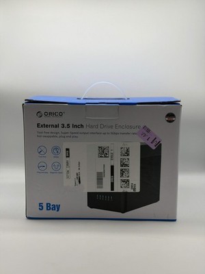 Orico DS500C3 5-Bay USB-C to SATA External Hard Drive Enclosure Dock New