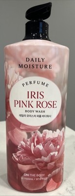 ON: THE BODY Daily Moisture IRIS PINK ROSE BODY WASH Made in Korea 1100ML