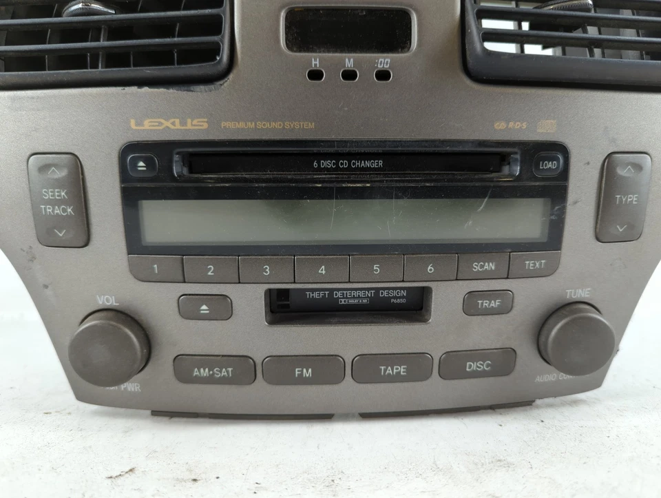 Receptor de rádio 2004-2006 Lexus Es330 Am Fm CD player WJYCM - Imagem 4 de 4