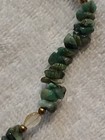 Hand Made Green Citrine Gemstone Necklace - 18" — photo 4