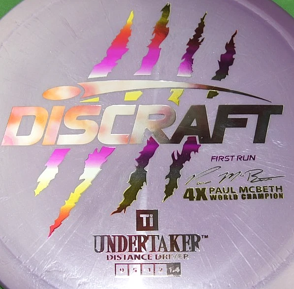 NEW Discraft Ti UNDERTAKER 4X Claw Paul Mcbeth First Run 173g - Image 4 of 4