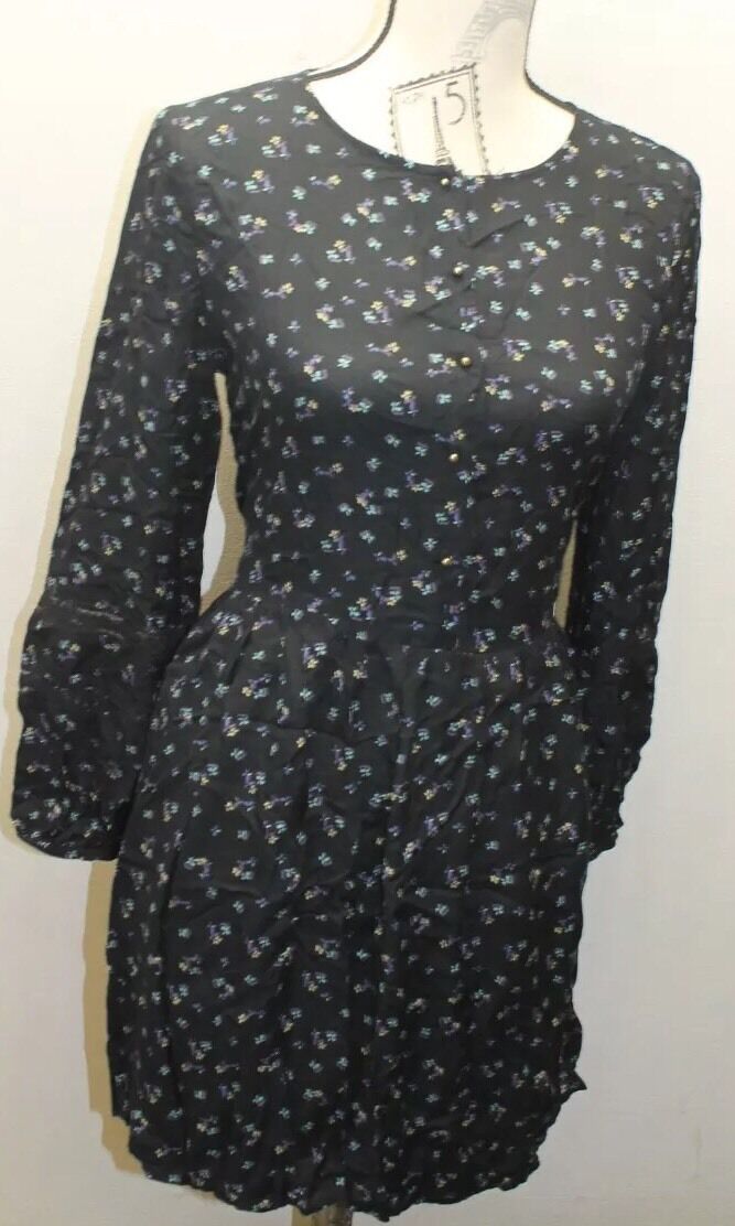 Zara TRF Women Ruffled Short Dress Black Floral P… - image 6