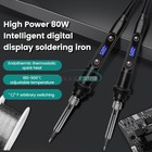 80W Digital LCD Electric Soldering Iron DIY Temperature Adjustable 180 ℃-500 ℃