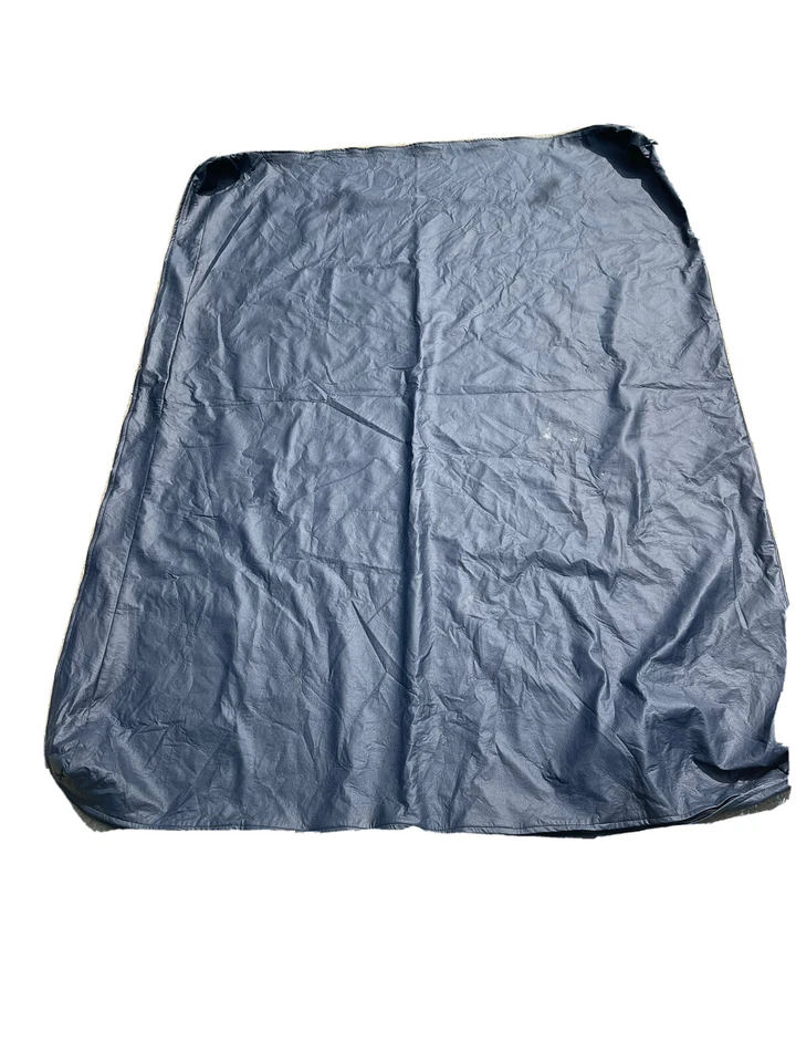 Новый полный XL виниловый кожаный вид футон чехол темно-синий 80 x 57 x 6 - Изображение 3 из 4