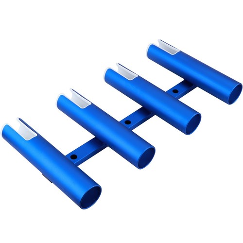 Aluminium 3/4 Tube Fishing Rod Holder for Boat w/Screws Side Mount Sliver & Blue - Picture 35 of 60