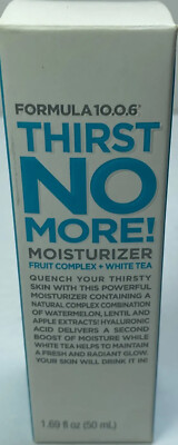Formula 10.0.6 THIRST NO MORE! Moisturizer 1.69oz 50 mL Pump Dispenser