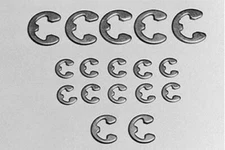 Tamiya 2mm/3mm/4mm E-Clip Set (23) TAM50380