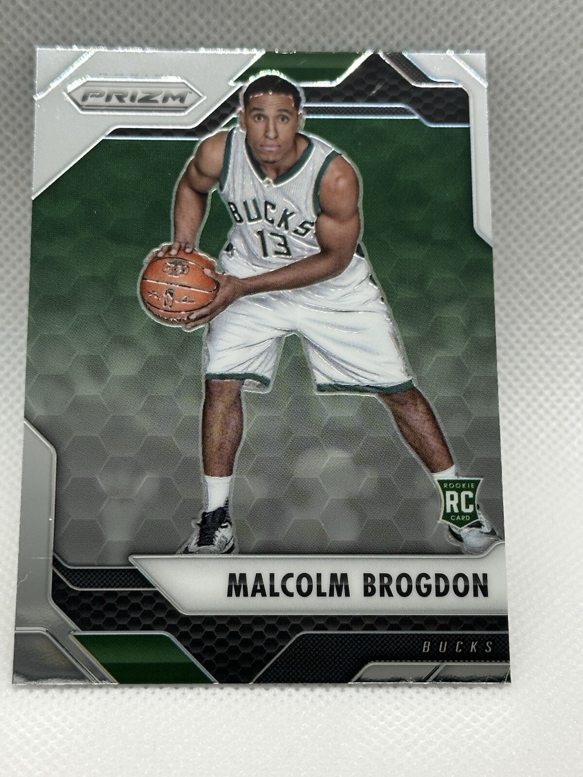 🦌2016-17 Panini Prizm Malcolm Brogdon Rookie RC #17 / Bucks-Wizards!