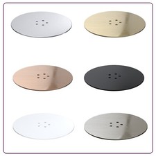 Replacement Shower Waste Cover Solid Brass No Rust 90mm Gold, White Black Waste