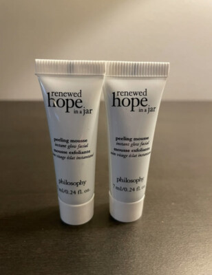 Philosophy Renewed Hope In a Jar Peeling Mousse 7 ml .24 oz Sample Size NEW