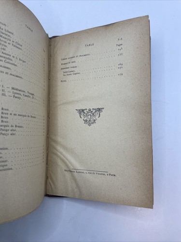 Poetical Works Of Andre Chenier ca1884 Hardcover French L2,7 - Picture 16 of 22