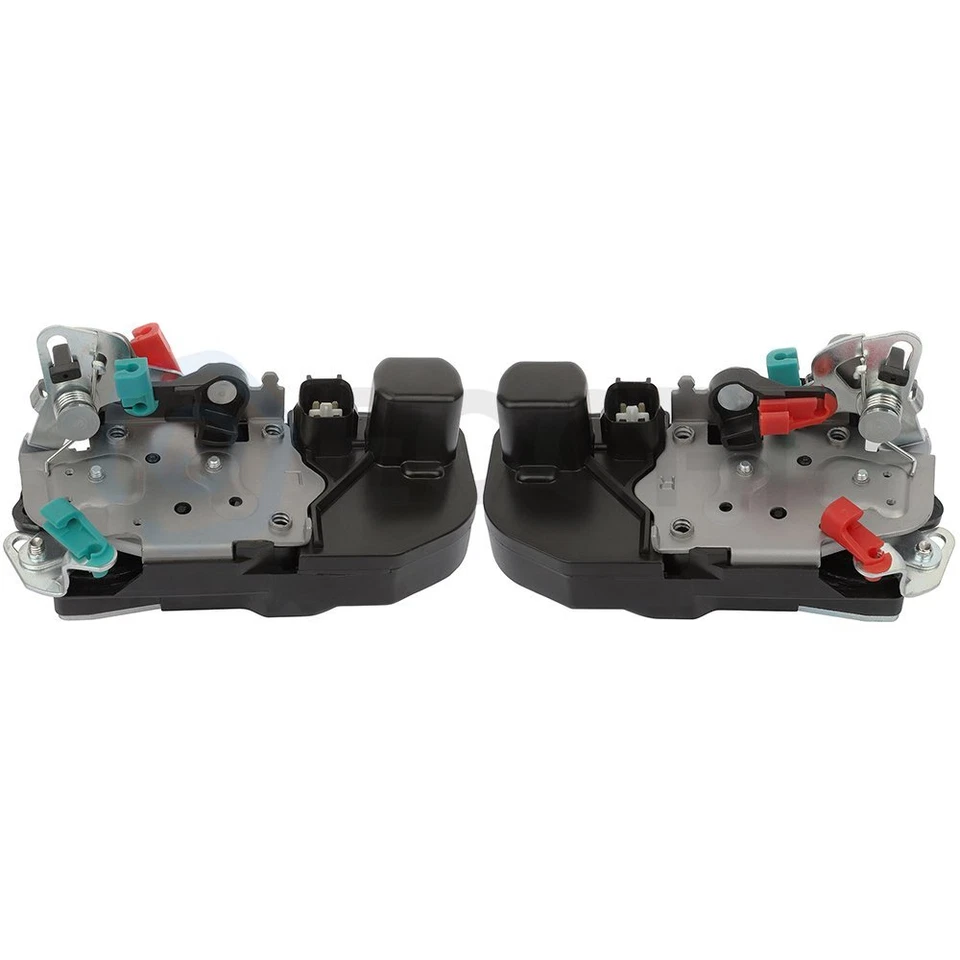 Atuadores traseiros de trava de porta lateral esquerda e direita 2 peças para 03-10 Dodge Ram 1500 2500 - Imagem 2 de 4