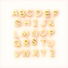 Initial Necklace Gold Plated And Gold Filled Chain A-Z