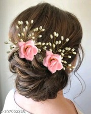 Bridal Boho Rose Flower Hair Comb Clip Hairpin Wedding Party Hair Accessories