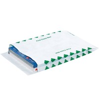 Tyvek Expandable Envelopes 10 X 13 X 1 1/2 First Class White/green 100/case on sale Tyvek Expandable Envelopes 10 X 13 X 1 1/2 First Class White/green 100/case on sale