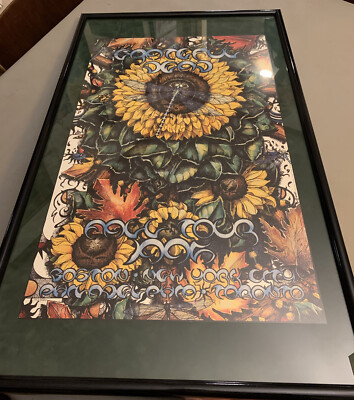 grateful dead summer and fall 1995 tour posters Framed, michael