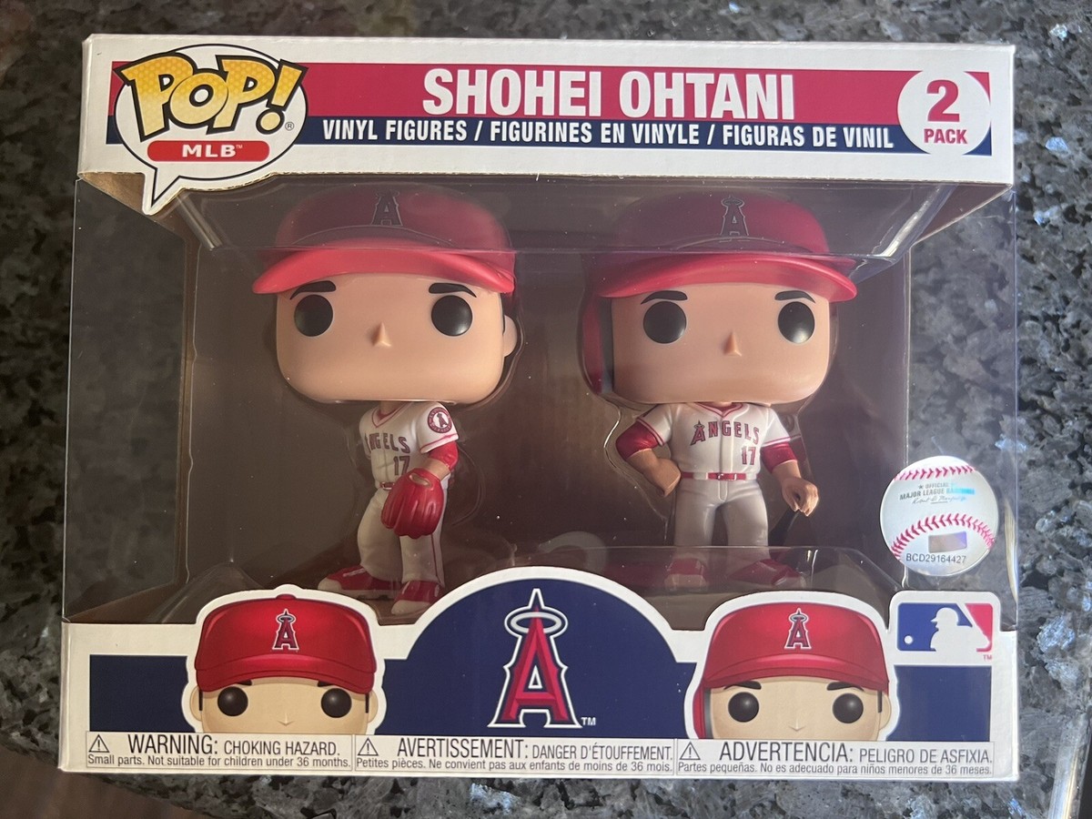 Newly Opened Shohei Ohtani Funko Pop 2 Pack White Jersey Los Newly Opened Shohei Ohtani Funko Pop 2 Pack White Jersey Los