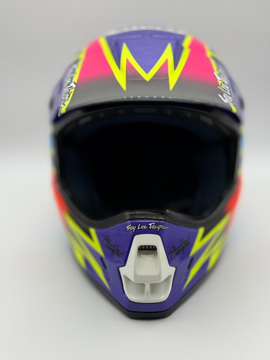 VTG SHOEI VF-X Motocross Helmet Damon Bradshaw Replica Size VTG SHOEI VF-X Motocross Helmet Damon Bradshaw Replica Size