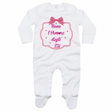 Tutina neonata sono l'amore degli zii con fiocco